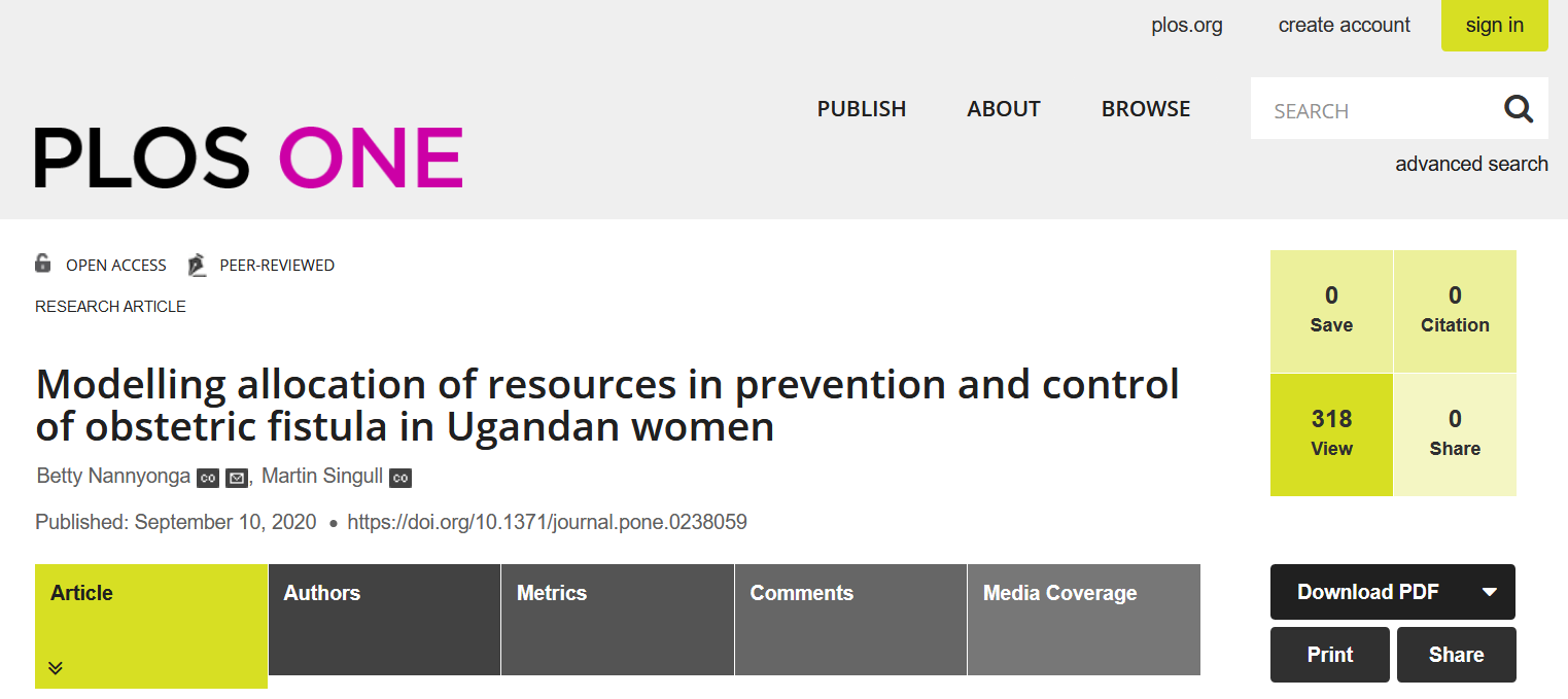 Mathematical modelling to prevent fistulas Mathematical modelling to prevent fistulas
