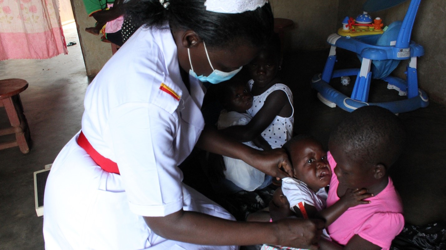 The surviving four of the famous Iganga quintuplets now almost two years but struggle to thrive in rural Uganda The surviving four of the famous Iganga quintuplets now almost two years but struggle to thrive in rural Uganda